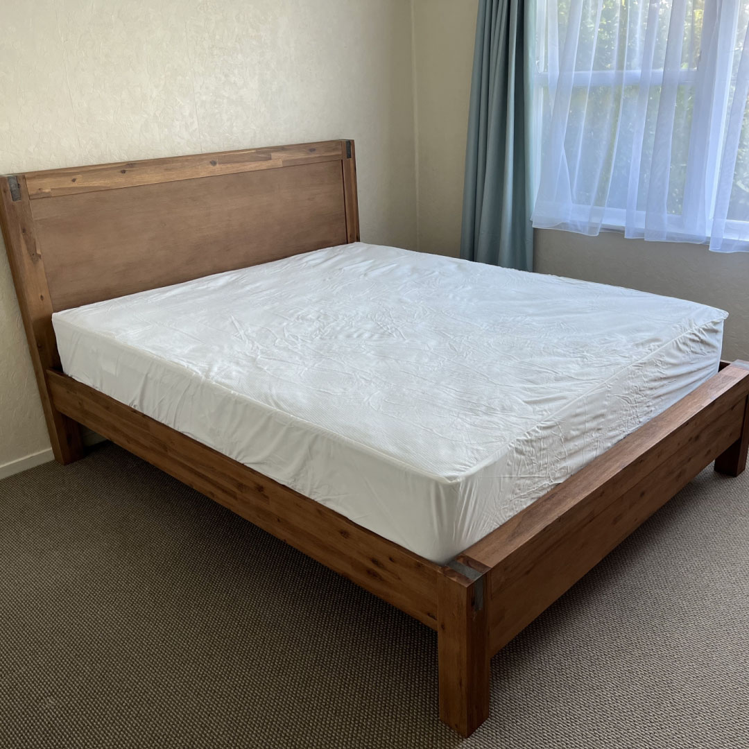 引越し断捨離中 11/3までに処分 】ダブルベッド マットレス付き 必要な