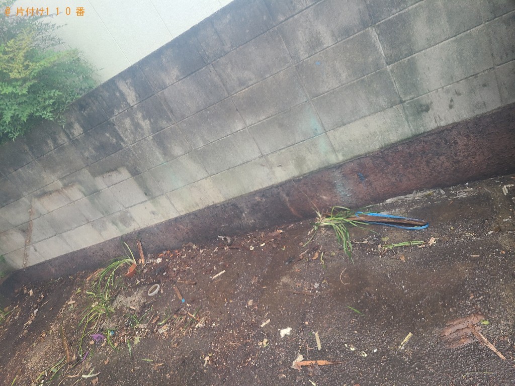 【鳴門市】伐採した樹木、物置、犬小屋、土入りの植木鉢等の回収