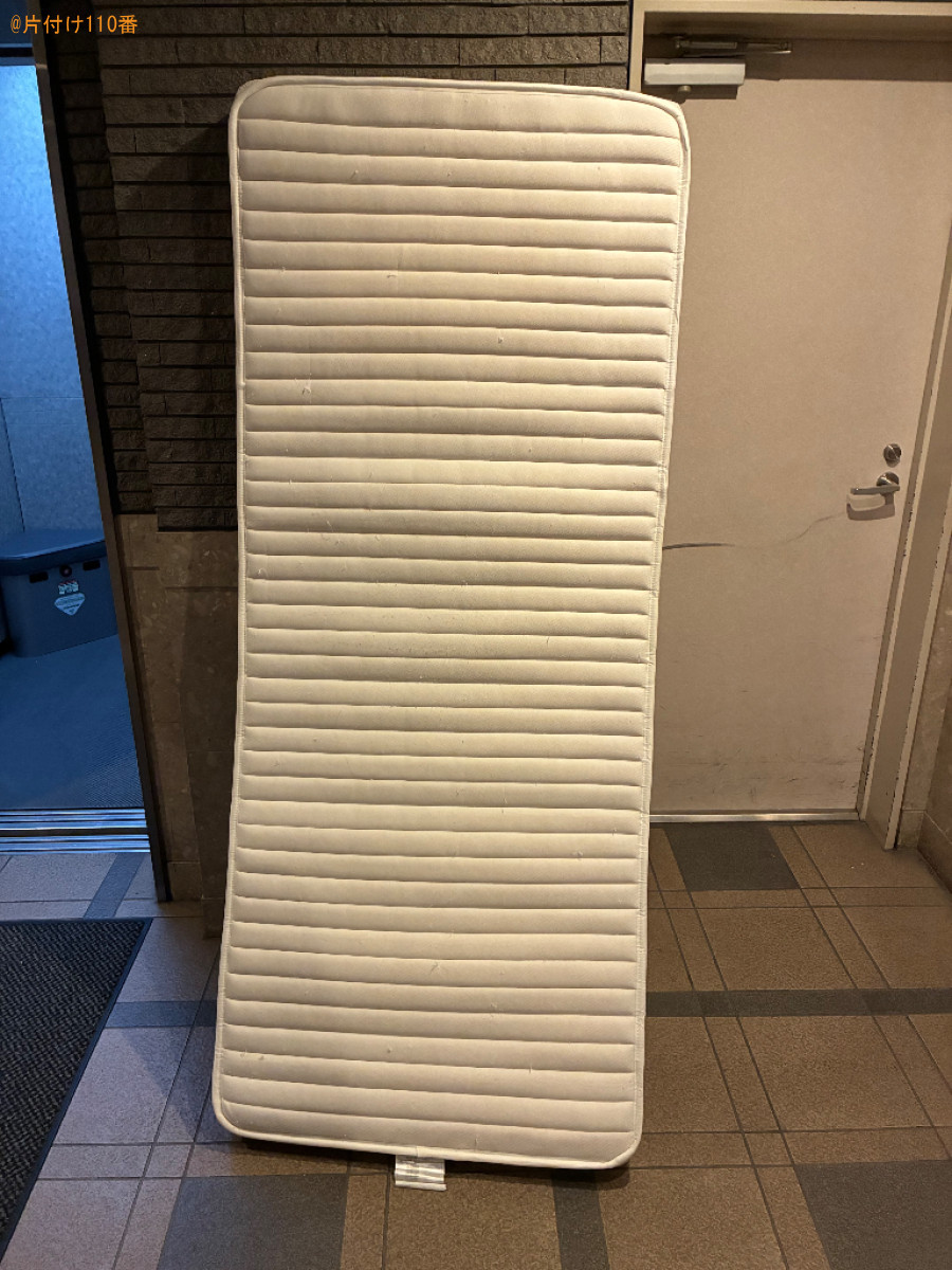 マットレス付きセミダブルベッドの回収・処分ご依頼　お客様の声